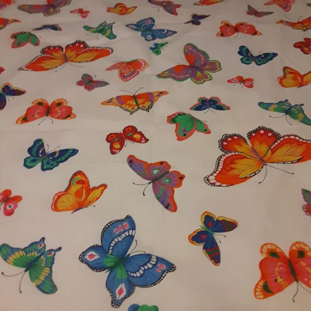 Vintage Block & Butterfly Quilt Hand Finished Double Sided